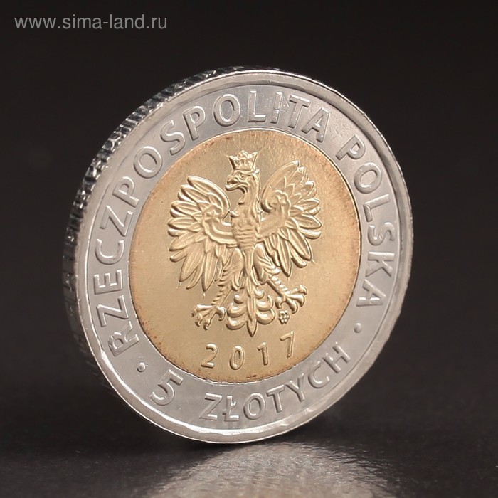 Монета "5 злотых 2017 Польша Центральный индустриальный регион - Фото 1