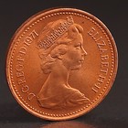 Монета "1 пенни 1971 Великобритания UNC - Фото 1
