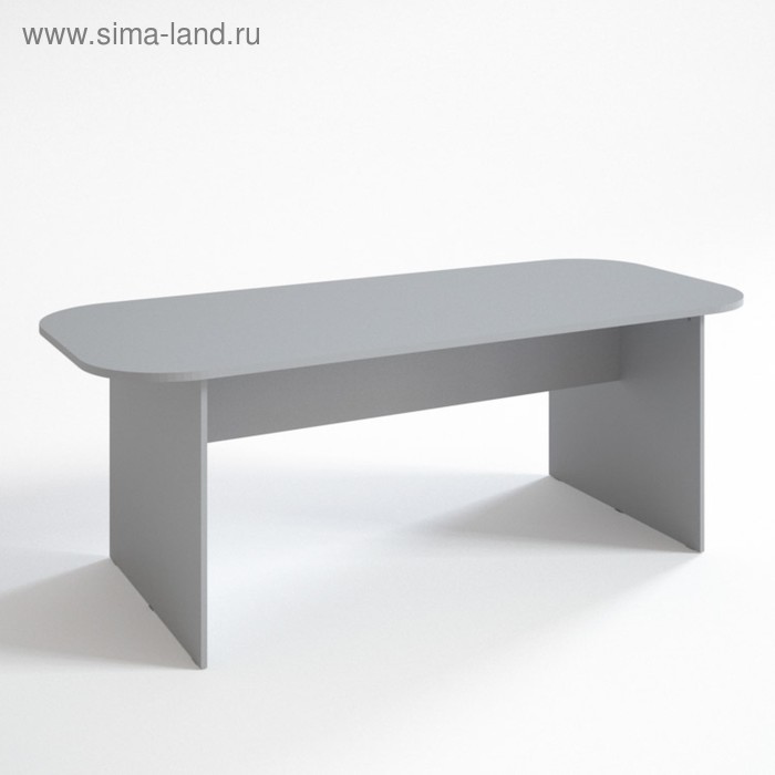 Конференц стол ФК.2, 2100х900х750 мм, серый - Фото 1
