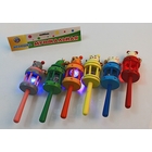 Игрушка-погремушка музыкальная "Звери" со светящимся шариком, МИКС - Фото 2