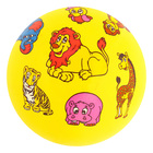 Мяч "Зверята", PVC, цвета микс, в пакете, диаметр - 23 см, 60 гр. - Фото 4