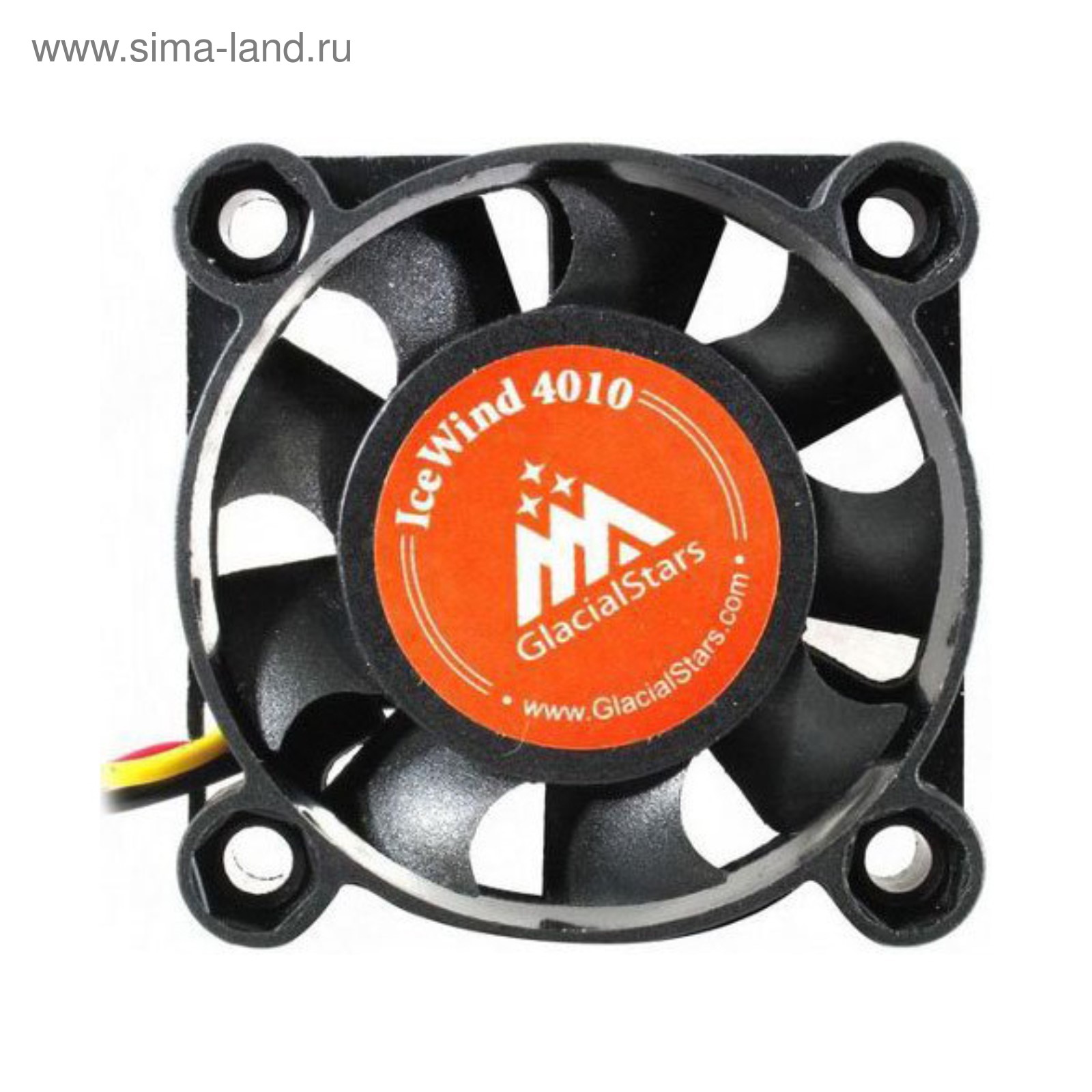 Вентилятор Glacialtech IceWind GS4010 40x40x10mm 3-pin 4-pin (Molex ...