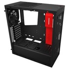 Корпус NZXT S340, без БП, ATX, черно-красный - Фото 3