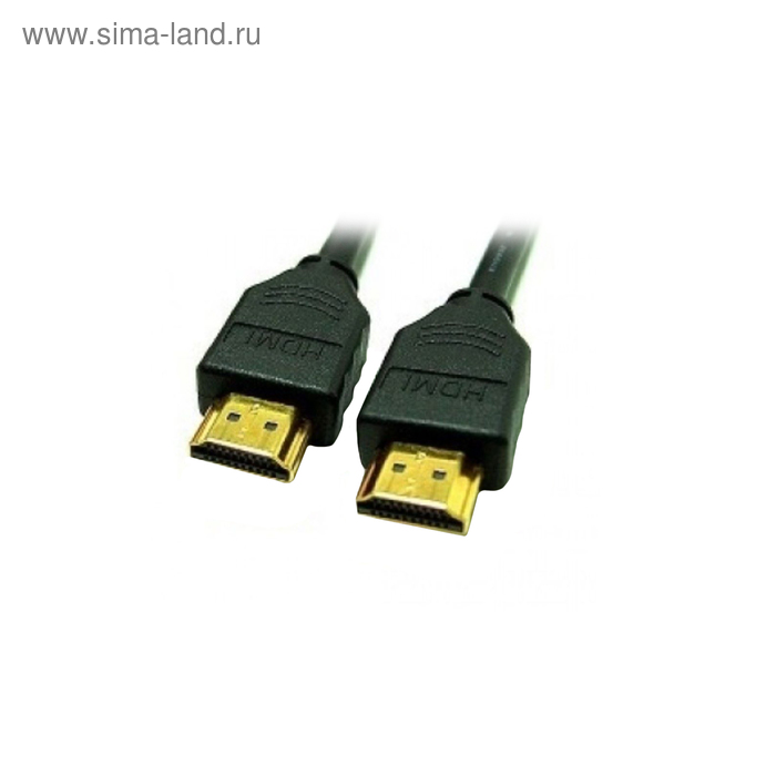 Кабель HDMI Ningbo 19M/19M, 10 м, ver 1.4, плоский, позолоченные контакты Blister box - Фото 1