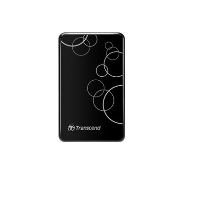 Внешний Жёсткий диск Transcend, USB 3.0, 1 ТБ, TS1TSJ25A3K, StoreJet, 25A3, 2.5", чёрный