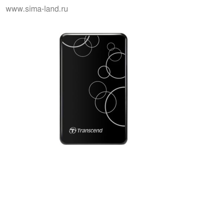 Внешний жесткий диск Transcend USB 3.0 1 Тб TS1TSJ25A3K StoreJet 25A3 2.5", черный - Фото 1