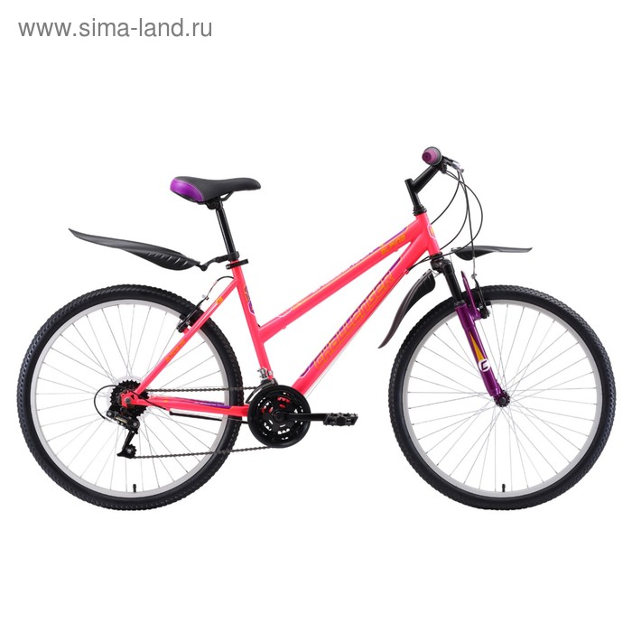 Велосипед 26" Challenger Alpina, 2018, цвет розовый/жёлтый/фиолетовый, размер 14.5" - Фото 1