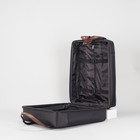 Чемодан с сумкой 20", отдел на молнии, 2 колеса, кодовый замок, цвет чёрный - Фото 7