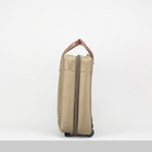 Чемодан 20" с сумкой, отдел на молнии, кодовый замок, 2 колеса, цвет зелёный - Фото 3