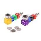 Трубка фигурная «Игральные кости», микс - Фото 4