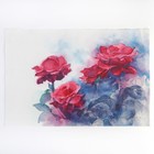 Салфетка сервировочная на стол «Пейзажи. Пионы», 45×30 см  (артикул 2834559)  большой выбор товаров оптом и в розницу по низким ценам с доставкой