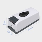 Диспенсер для жидкого мыла SAVANNA, механический, 350 мл, пластик, белый - Фото 3