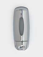 Диспенсер для жидкого мыла SAVANNA, механический, 350 мл, хромированный - Фото 5