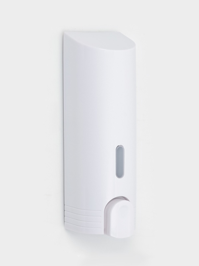 Диспенсер для жидкого мыла SAVANNA, механический, 350 мл, белый - Фото 1