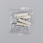 Диспенсер для антисептика или жидкого мыла, механический, 350 мл, пластик, цвет белый - Фото 4