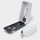 Диспенсер для жидкого мыла SAVANNA, механический, 600 мл, белый - Фото 8