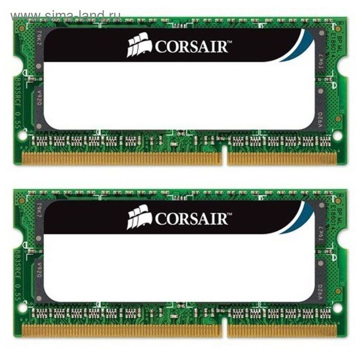 Память DDR3 2x4Gb 1333MHz Corsair CMSO8GX3M2A1333C9 RTL PC3-10600 CL9 SO-DIMM 204-pin 1.5В - Фото 1