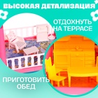 Кукольный домик, двухэтажный, с аксессуарами - Фото 3