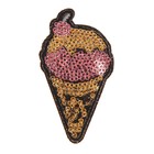 Декор на булавке «Мороженое» для одежды, сумок, обуви - Фото 1