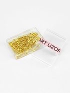 Булавки английские, 19 мм, 80 шт., цвет золотой - Фото 1