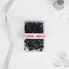 Булавки английские, 19×4 мм, 80 шт., цвет чёрный - Фото 5