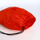 Мешок для обуви на шнурке, «ЗФТС», светоотражающая полоса, цвет красный - Фото 3