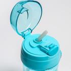 Поильник детский с силиконовой трубочкой, 220 мл., с ручками, цвета МИКС - фото 22650382