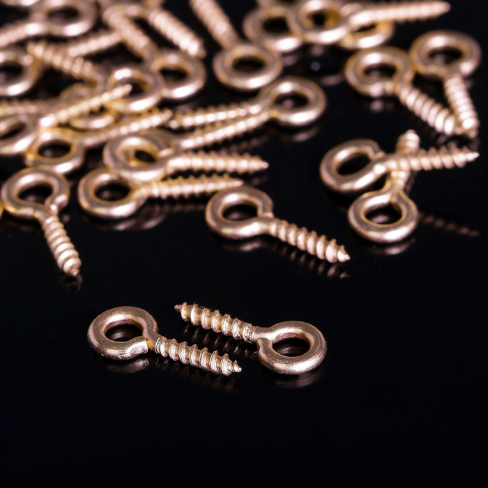 Штифт винтовой для кулона СМ-934, (набор 50 шт.) 1.2×0.5×0.1 см, меди - Фото 1