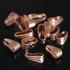 Держатель для кулонов (набор 20 шт.) 8×4 мм, цвет медный - Фото 2