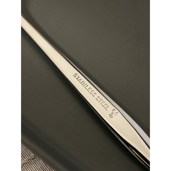 Вилка столовая из нержавеющей стали «Милано», длина 20 см, цвет серебряный - фото 1884828540
