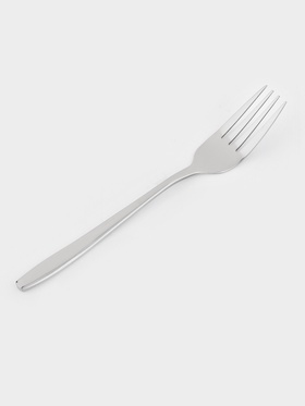 Вилка десертная «Милано», длина 15 см, нержавеющая сталь, серебристая