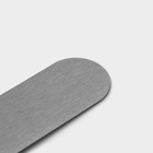 Кондитерская лопатка - палетка прямая Доляна, 32.5×3 см, рабочая часть 20 см, серебристая - Фото 4