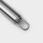 Кондитерская лопатка - палетка прямая Доляна, 32.5×3 см, рабочая часть 20 см, серебристая - Фото 5