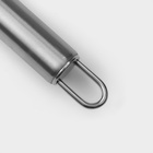 Кондитерская лопатка - палетка прямая Доляна, 37×3 см, рабочая часть 24.5 см, серебристая - Фото 5