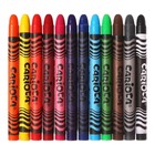 Мелки восковые 24 цвета 100 штук, Carioca Wax Crayons, яркие, смываемые, диаметр 8 мм, для детских садов, в пластиковом боксе - Фото 3