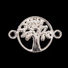 Декор металл для творчества "Дерево" (A41178) серебро 1,2х1,8 см - Фото 1