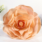 Цветы для фотосессий "Роза" кремовая 50х50х40 см - Фото 2