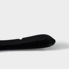 Плечики - вешалка для одежды, 38.5×4.4×22.5 см см, размер 40-42, покрытие soft-touch, чёрные - Фото 3