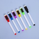 Маркер цветной на водной основе, с магнитом, набор 6 шт. - Фото 6