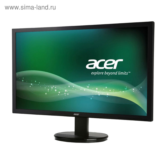 Монитор Acer 21.5" K222HQLCbid черный IPS LED 4ms 16:9 DVI HDMI 250cd 1920x1080 D-Sub FHD - Фото 1
