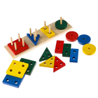 Пирамидка логическая «Фигуры», окрас глянцевый - Фото 4