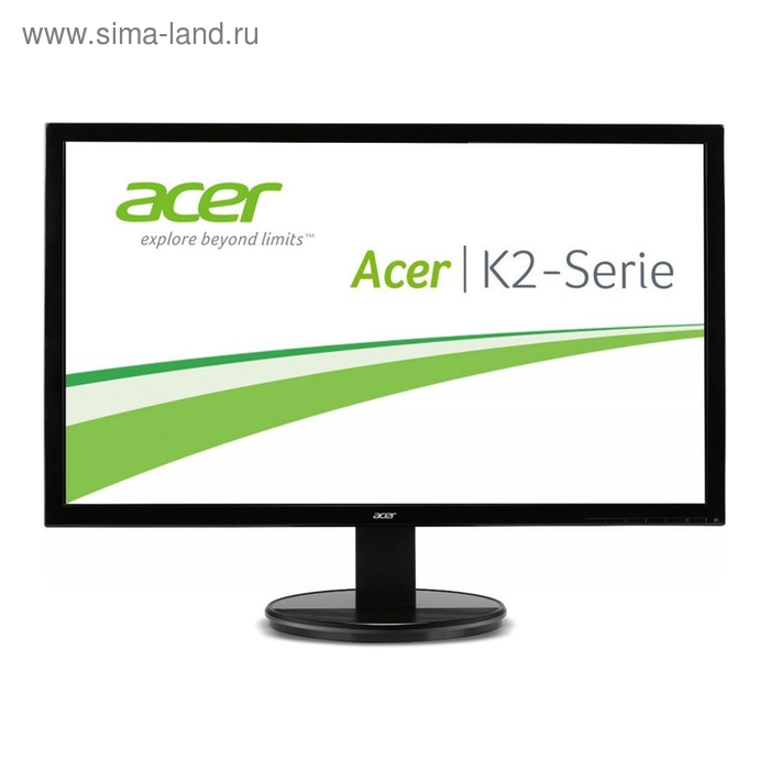 Монитор Acer 24" K242HYLBID черный IPS LED 4ms 16:9 DVI HDMI матовая 250cd 1920x1080 D-Sub - Фото 1