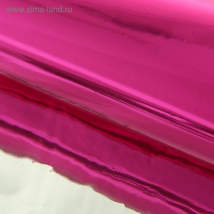 Бумага голографическая, цвет ярко-розовый - Фото 1