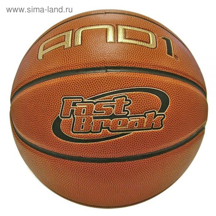 Баскетбольный мяч AND1 Fast Break Composite New Version 7 - Фото 1