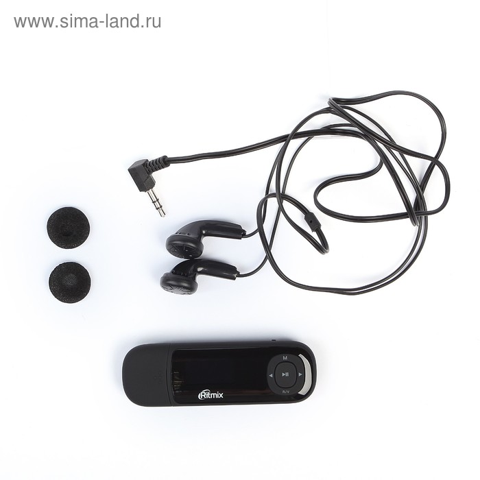 MP3-плеер RITMIX RF-3450 16Gb, TXT, FM, диктофон, TF card slot, черный - Фото 1