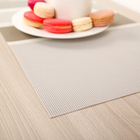 Салфетка сервировочная на стол Доляна «Бристоль», 45×30 см, цвет серый - Фото 3