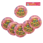 Набор бумажных тарелок "С Днем Рождения!" торт (6 шт.), 18 см - Фото 2