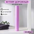 Футляр для зубной щётки и пасты Доляна, 20 см, цвет МИКС - Фото 1