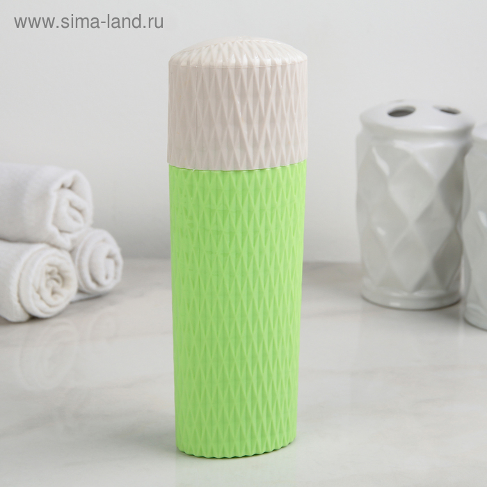 Футляр для зубной пасты и щётки, 20 см, цвет МИКС - Фото 1