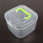 Контейнер для хранения на защелке, 16×16×10,5 см, цвет МИКС - Фото 1